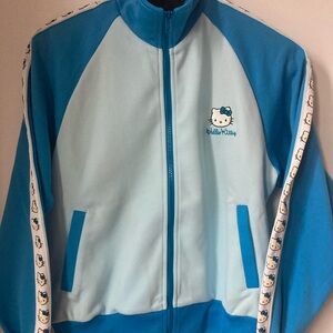 Sanrio Smiles Light Blue Track Jacket size M